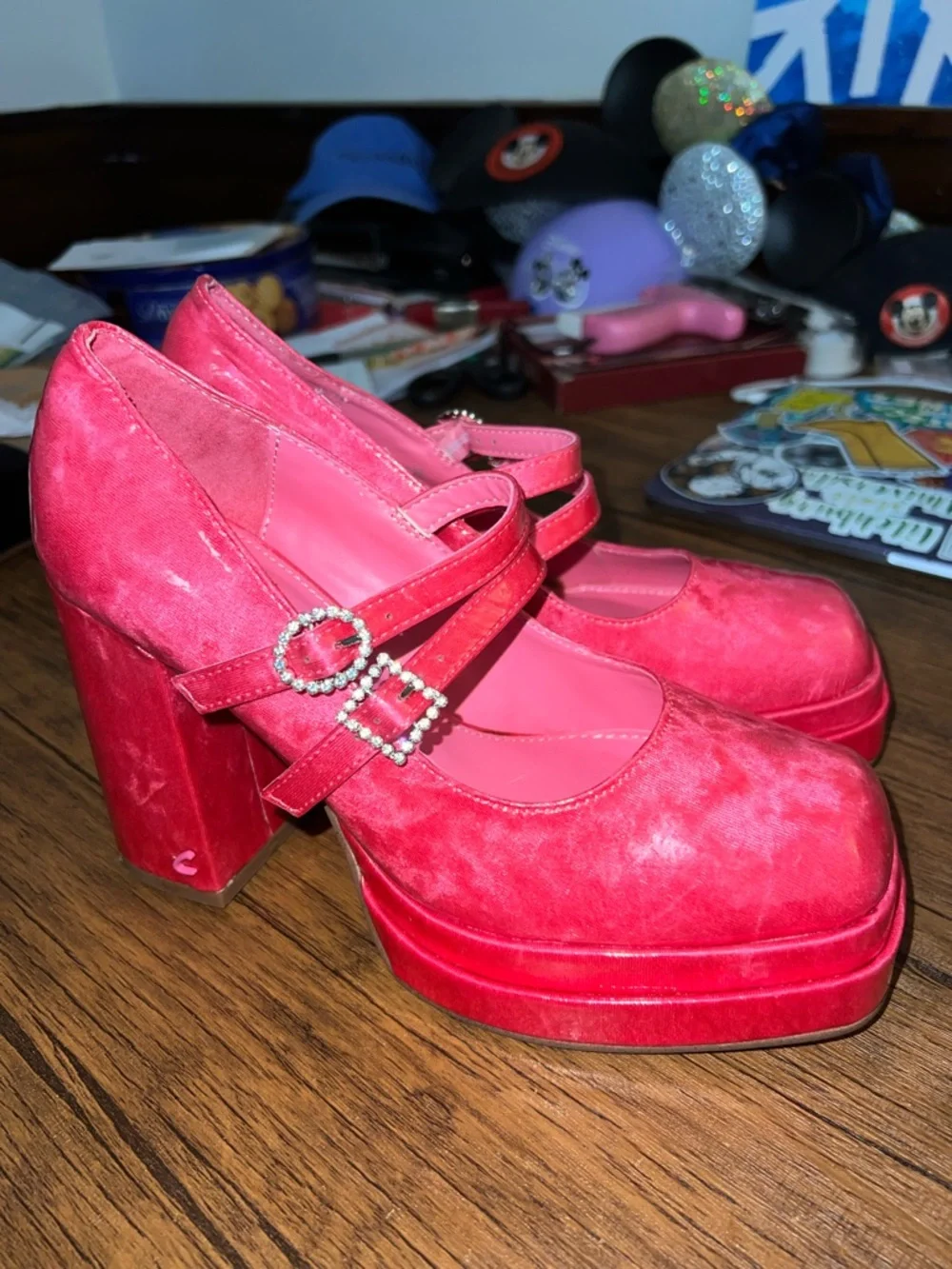 Sam Edelman Circus NY Pepper Platform Heels Hot Pink-‎ 6.5